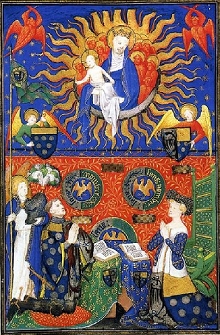 Jean II le Meingre et Antoinette de Turenne en prière